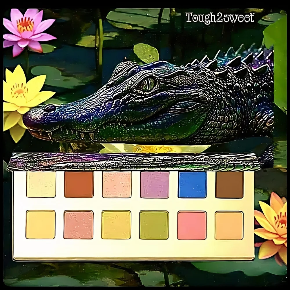 🆕️LIMITED EDITION🐊AMERICAN ALLIGATOR 12 COLOR HIGH PIGMENT EYESHADOW PALETTE